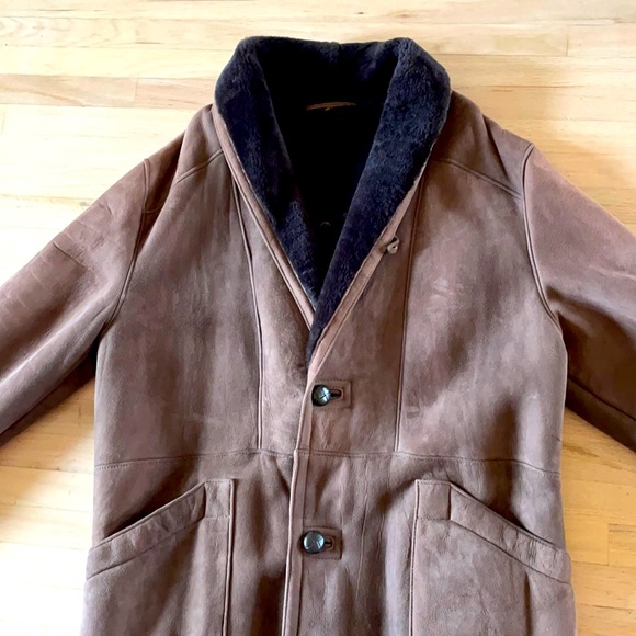 NWOT Rafel Brothers Sheepskin Shearling Size 48 - Like new - one owner - Picture 2 of 9